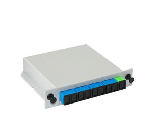 1 X 8 SC / UPC Optical Fiber Distribution Frame High - Density Easy Installation