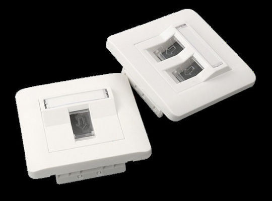 Wall-mounted CAT6/CAT7 Hybrid Panel with RJ45 Sockets for Optimal Network Performance