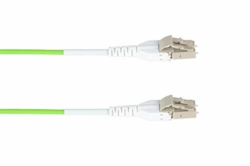 OM5 Duplex 50/125 Multimode Fiber Optic Cable with LC/PC Uniboot Connector and 2.0mm Diameter