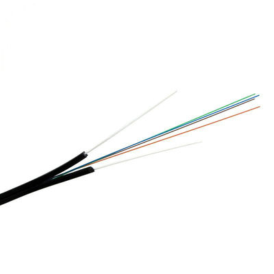 2 Core Single Mode FTTH Drop Cable with PVC/LSZH Material for Indoor Optical Fiber Applications