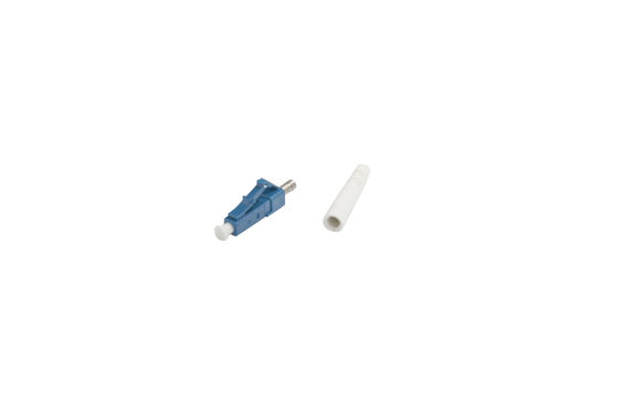 2.0mm Single Mode LC Fiber Optic Connector with 0.3dB Insertion Loss in Blue Color