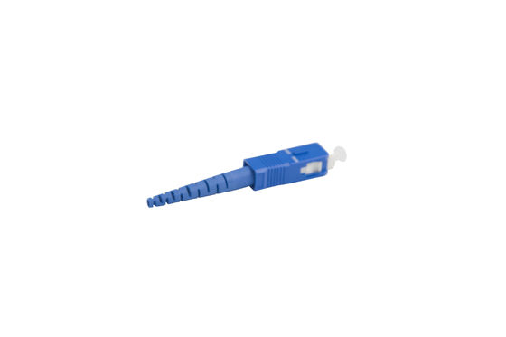 SC UPC Fiber Optic Quick Connector with Ceramic Ferrule for Low Insertion Loss in Single and Multi Mode Applications