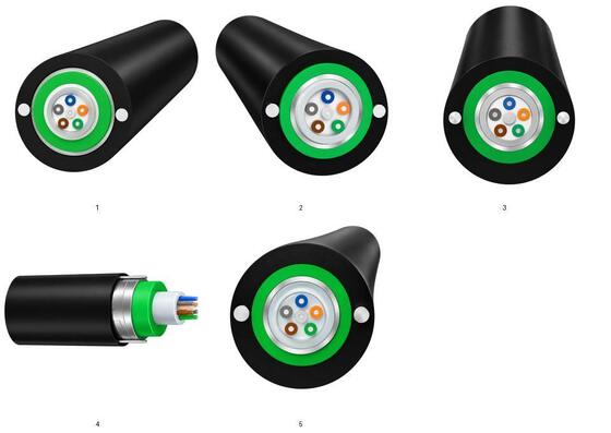 GYXTW Central Loose Tube Steel Tape Armored Fiber Optic Cable Single Mode G652D for Duct Aerial FTTH Access