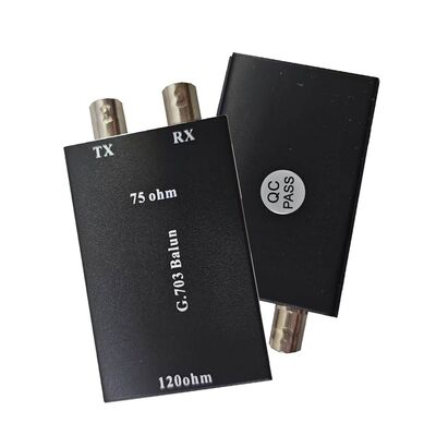 G.703 2 Channel Balun Converter 75 Ohm BNC into 120 Ohm RJ45 for E1 Links