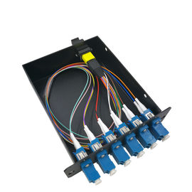 12 Core MPO MTP Ber Optic Cassette Module Single Mode For 19