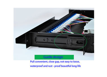 Standard Size Multimode Fiber Optic Distribution Frame 24LC / SC Rack Mount Design