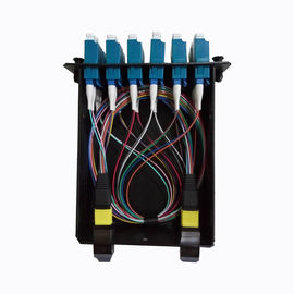 MPO-12 To 6x LC Duplex , Type A , 12 Fibers OS2 Single Mode FHD MPO Cassette