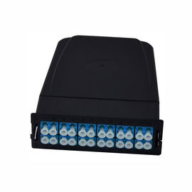 Plastics MPO Cassette Module Mpo Mtp Connector And LC Duplex Adapter Mpo Mtp Cassette