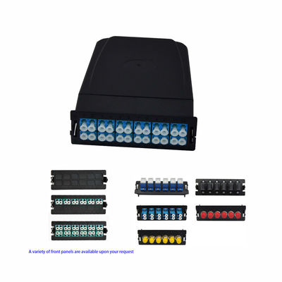 12 Fiber Low Loss Insertion MPO Cassette Module with LC Duplex Adapter for High-Density Networks