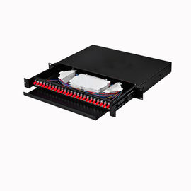 ODF Patch Panel Patch Cord , SC/FC/ST/LC Splicing 24 Port Fiber Optic Patch Panel