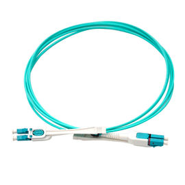 Lc - Lc  Duplex Optical Fiber Patch Cord , Single Mode Fiber Optic Patch Cord