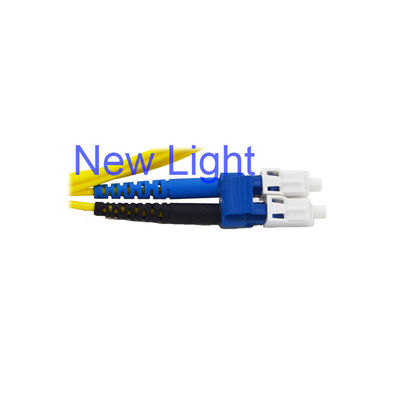 Durable LC-LC Optical Fiber Patch Cord with Customizable Length, Low Insertion Loss, and Industry Standard Compliance