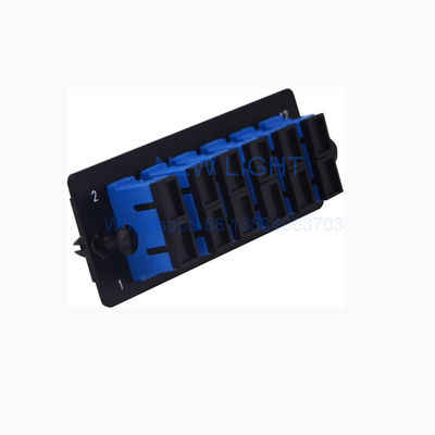 Custom 1U Form Factor Fiber Optic Patch Panel with Slide-Out Tray for 19 Inch Rack Mount