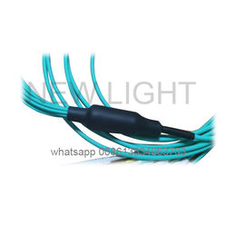 Mpo Mtp Fiber Connector Mtp Fanout Cable 40 / 100 G Mpo To Lc Breakout Cable