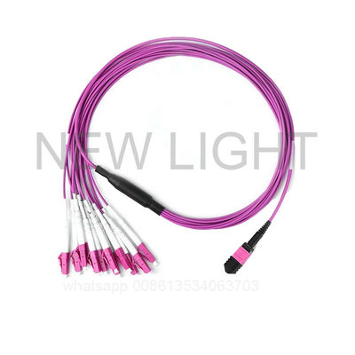 Industrial 12 Core OM4 LSZH MPO MTP Cable for High-Speed Ethernet Networks