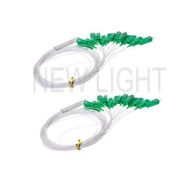 Ftth SC APC 1X2 FBT PLC Fiber Optic Splitter Split Ratio 50/50 Single / Dual / Tripple Windows