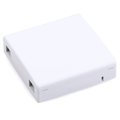 2 Fiber Capacity Wall Mountable FTTH Termination Box with ABS/PC Material for Indoor Use