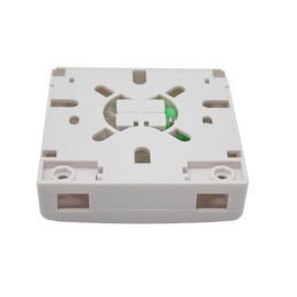 FTTH Fiber Optic Socket Mini Optical Terminal Termination Box 2 Port SC Faceplate