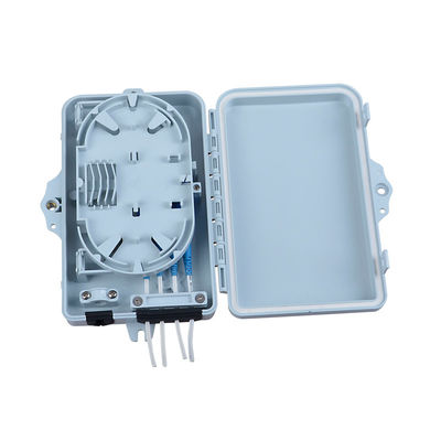 4 Cores FTTH Termination Box Wall Mountable Waterproof Outdoor Fiber Optic Splitter Box