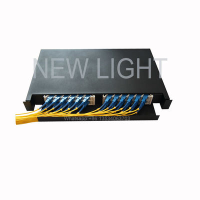 12/24 Core Wall-mounted Fiber Distribution Frame with Cold-roll Steel Construction for Indoor Fiber Management