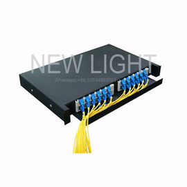 19'' / 23'' Rack Mounted Fiber Optic Patch Panel 12 / 24 Core Drawer Slidable