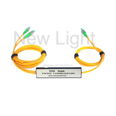 8 Channel FWDM Filter WDM with 1470-1610nm Wavelength and Low Insertion Loss for Optical Communication