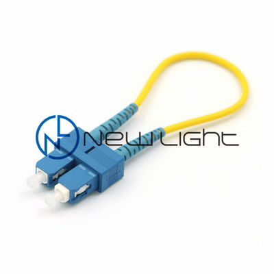G657A2 Single Mode Yellow Fiber Optic Loopback Cable for High-Performance Communications