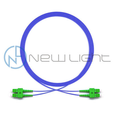 Ceramic Ferrule SC APC 1310nm Anti-Rat Armored Fiber Optic Patch Cable for FTTH Networks