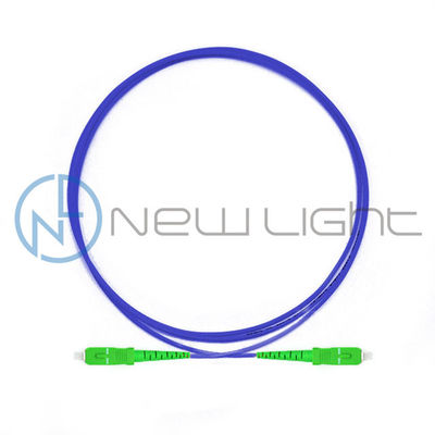 Simplex SC APC Armored Fiber Optic Patch Cord with Customized Length and Anti-Rat Bite Protection