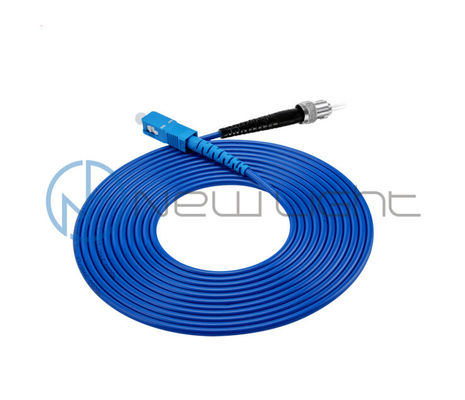 ST SC LC Indoor 3.0mm Armored Fiber Optic Patch Cord with Anti-Rat Bite Protection