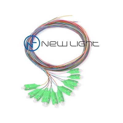 Multimode 12 Color 0.9mm Fiber Optic Pigtail for High-Speed Optical Transmission
