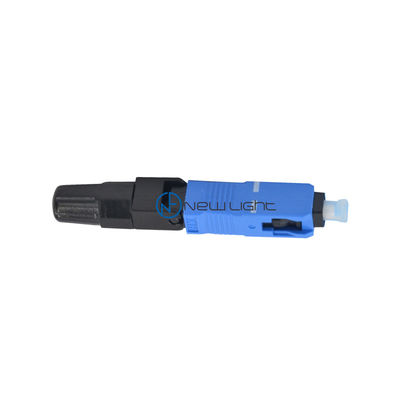 SC UPC Pre Stubbed 3.0mm FTTH Quick Assembly Connector with ≤0.3dB Insertion Loss and -40℃ to +85℃ Storage Temperature