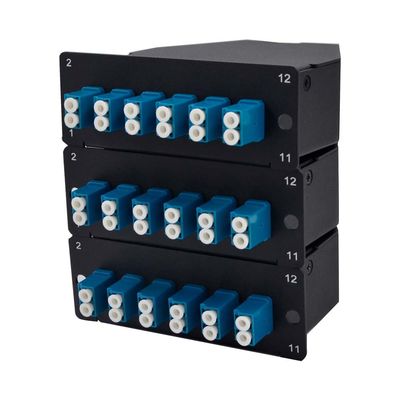 MPO SC 24F Elite Fiber Optic Cassette PBT LGX Type B Multimode