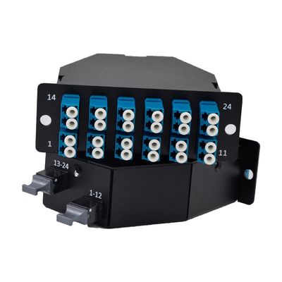 Low Loss SM MM 24f Array MPO Cassette Module Elite MTP