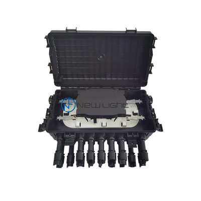 16 Port ABS Ftth Fiber Optic Termination Box SC / LC Wall mounting 2.4 pounds
