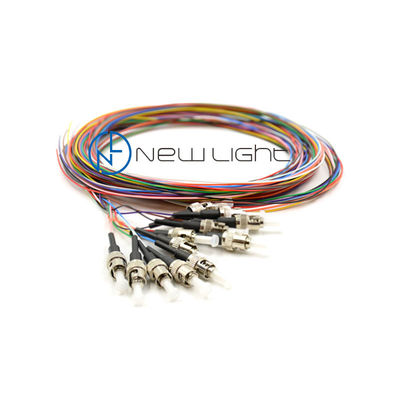1M LSZH 0.9mm FC UPC/APC 12 Strand Single Mode Fiber Optic Pigtail Cable