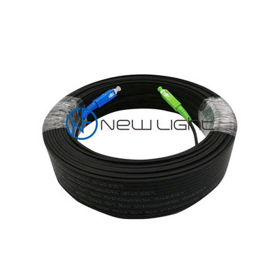 Outdoor G657A1 Fiber Drop Patch Cord with 100m 200m Length for FTTH Connections